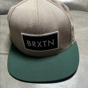 BRXTN Tan and Green Men's Hat